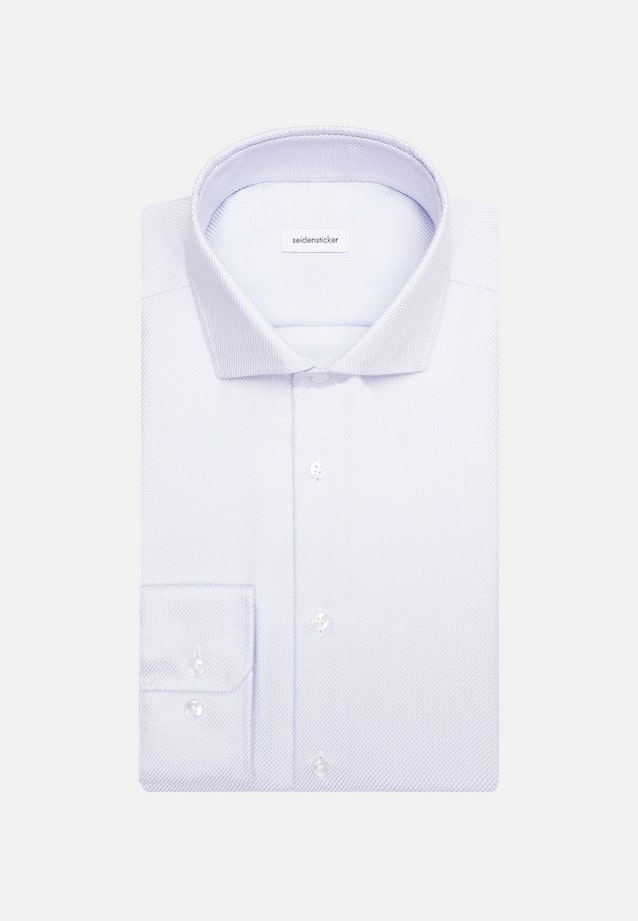 Comfort Business Hemd Struktur in Hellblau |  Seidensticker Onlineshop