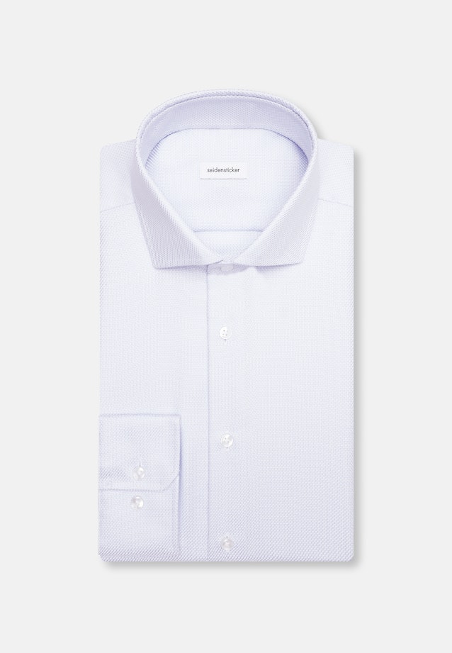 Comfort Business Hemd Struktur in Hellblau |  Seidensticker Onlineshop