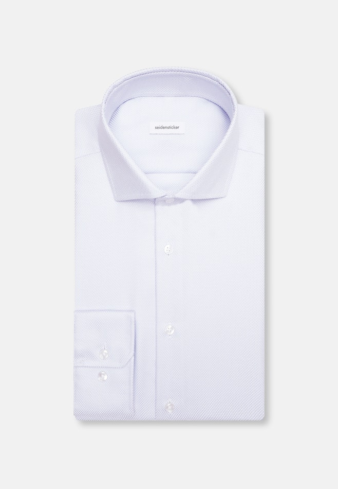 Comfort Chemise d'affaires Structure dans Bleu Clair | Boutique en ligne Seidensticker