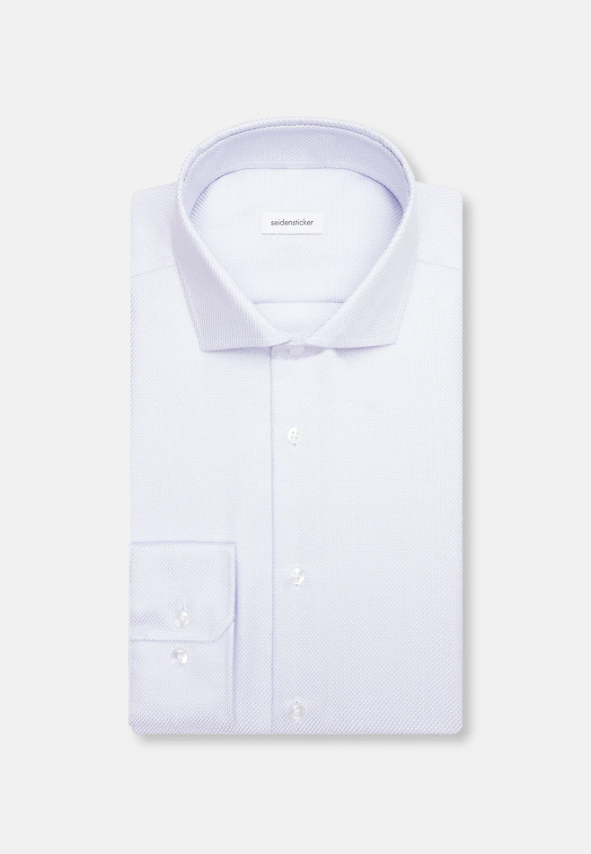 Comfort Business Hemd Struktur in Hellblau | Seidensticker Onlineshop