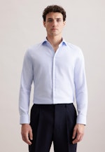 Slim Chemise d'affaires Structure in Bleu Moyen |  Seidensticker Onlineshop