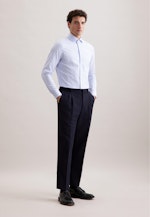 Slim Business Hemd Gestreift in Mittelblau |  Seidensticker Onlineshop