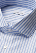 Slim Business Hemd Gestreift in Mittelblau |  Seidensticker Onlineshop