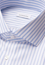 Slim Business shirt Stripes in Mittelblau |  Seidensticker Onlineshop
