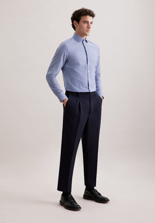 Slim Chemise d'affaires Rayures in Bleu Foncé |  Seidensticker Onlineshop