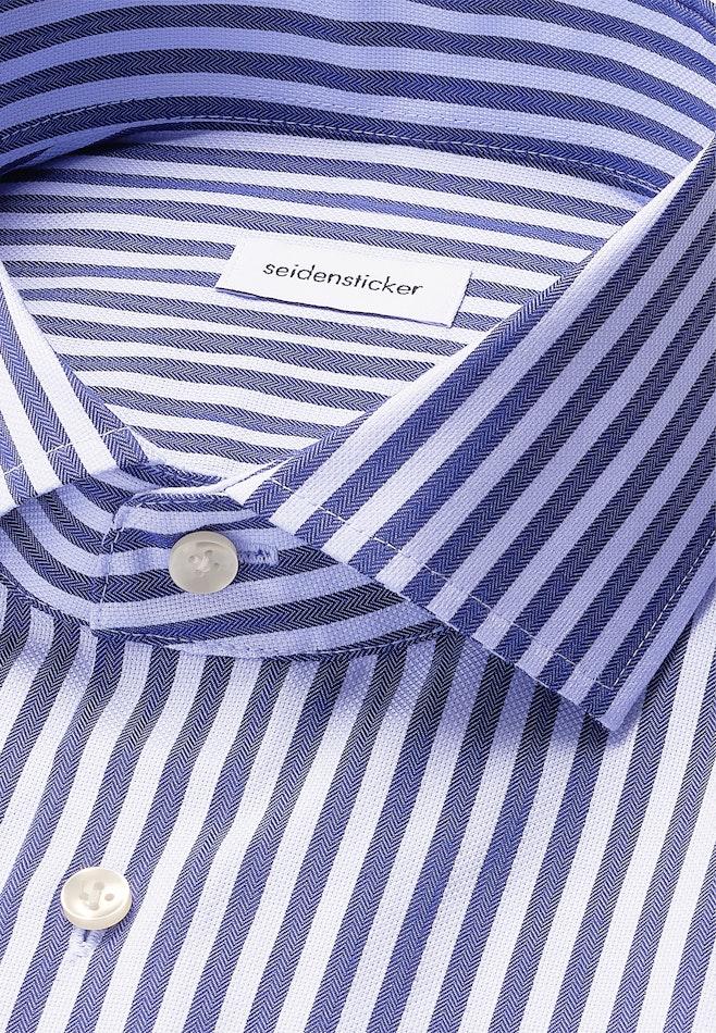 Slim Business Hemd Gestreift in Dunkelblau | Seidensticker Onlineshop