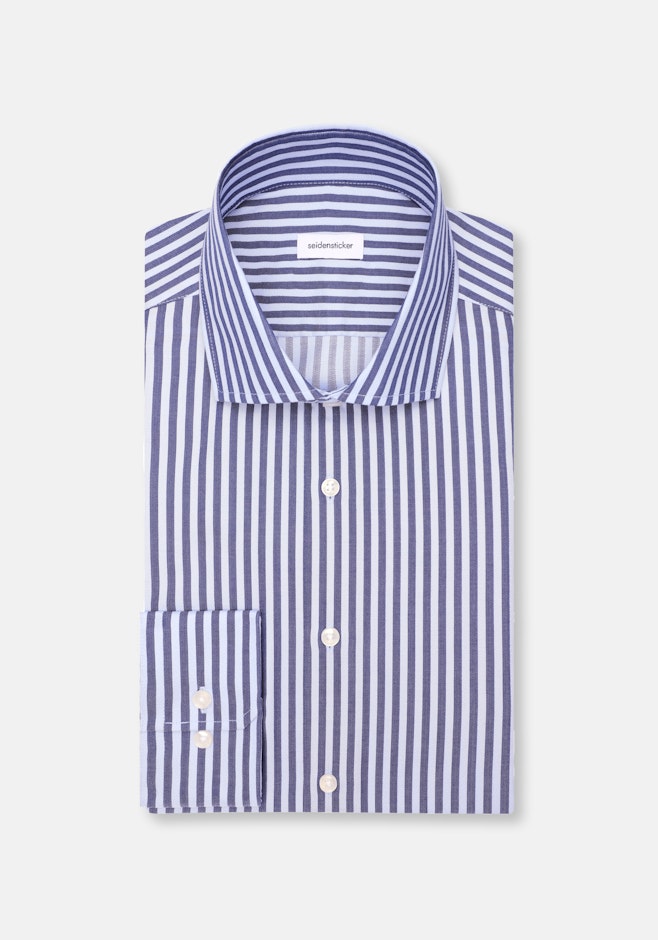 Slim Chemise d'affaires Rayures dans Bleu Foncé | Boutique en ligne Seidensticker