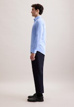 Slim Business Hemd Gestreift in Mittelblau |  Seidensticker Onlineshop