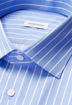 Slim Business Hemd Gestreift in Mittelblau |  Seidensticker Onlineshop