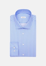 Slim Business Hemd Gestreift in Mittelblau |  Seidensticker Onlineshop