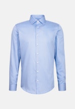 Slim Business Hemd Gestreift in Mittelblau |  Seidensticker Onlineshop