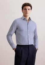 Slim Business Hemd Gestreift in Dunkelblau |  Seidensticker Onlineshop