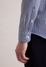Slim Business Hemd Gestreift in Dunkelblau |  Seidensticker Onlineshop