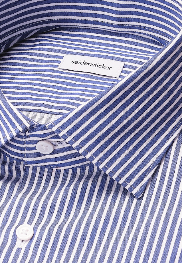 Slim Business Hemd Gestreift in Dunkelblau |  Seidensticker Onlineshop