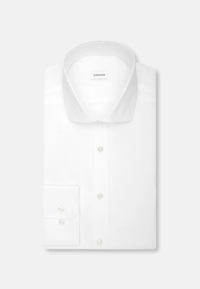 Slim Chemise d'affaires Uni dans Blanc | Boutique en ligne Seidensticker