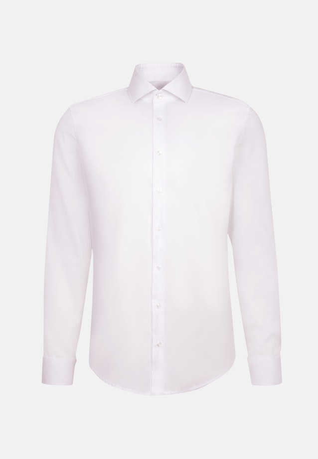 Slim Business Hemd Uni in Weiß |  Seidensticker Onlineshop