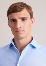 Slim Business Hemd Uni in Mittelblau |  Seidensticker Onlineshop