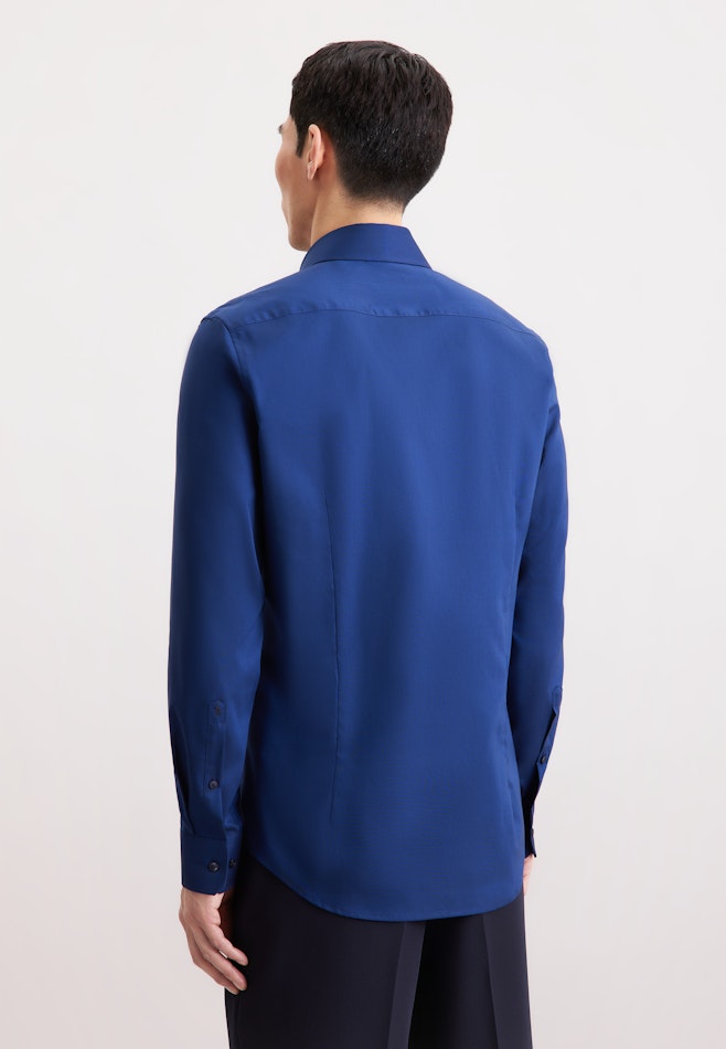 Slim Business Hemd Uni in Dunkelblau | Seidensticker Onlineshop