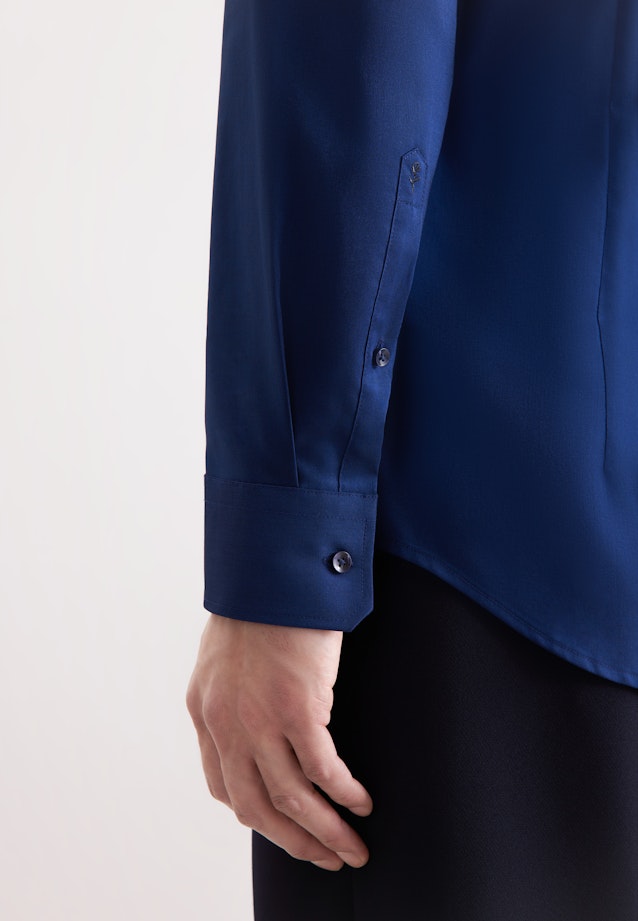Slim Business Hemd Uni in Dunkelblau |  Seidensticker Onlineshop