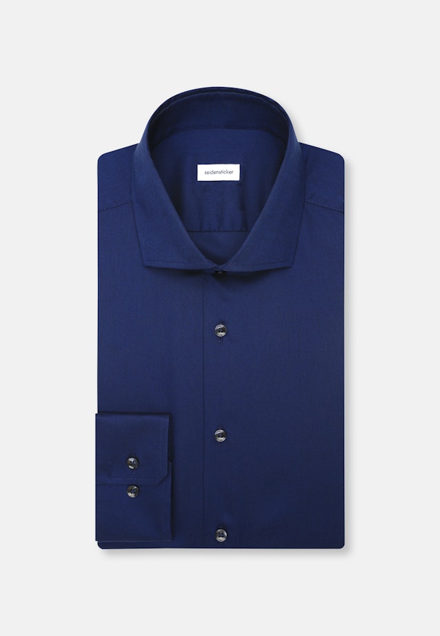 Slim Business Hemd Uni in Dunkelblau |  Seidensticker Onlineshop