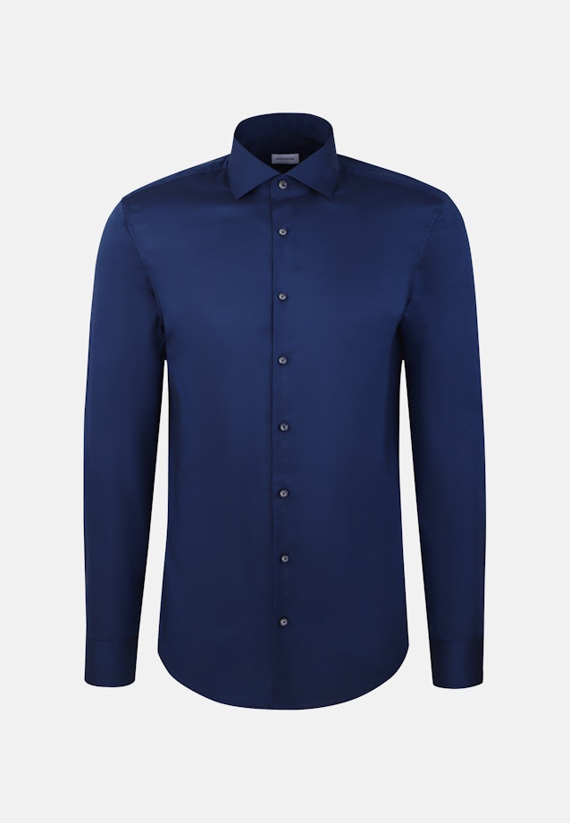 Slim Business Hemd Uni in Dunkelblau |  Seidensticker Onlineshop