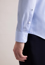 Slim Business Hemd Gestreift in Mittelblau |  Seidensticker Onlineshop