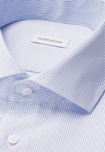 Slim Business shirt Stripes in Mittelblau |  Seidensticker Onlineshop