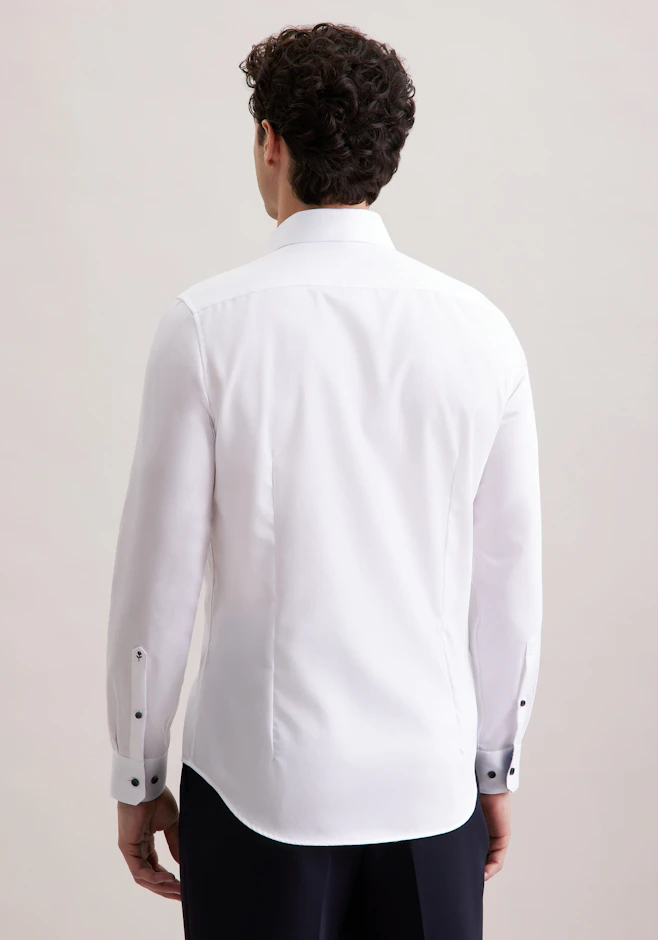 Slim Business Hemd Uni in Weiß | Seidensticker Onlineshop