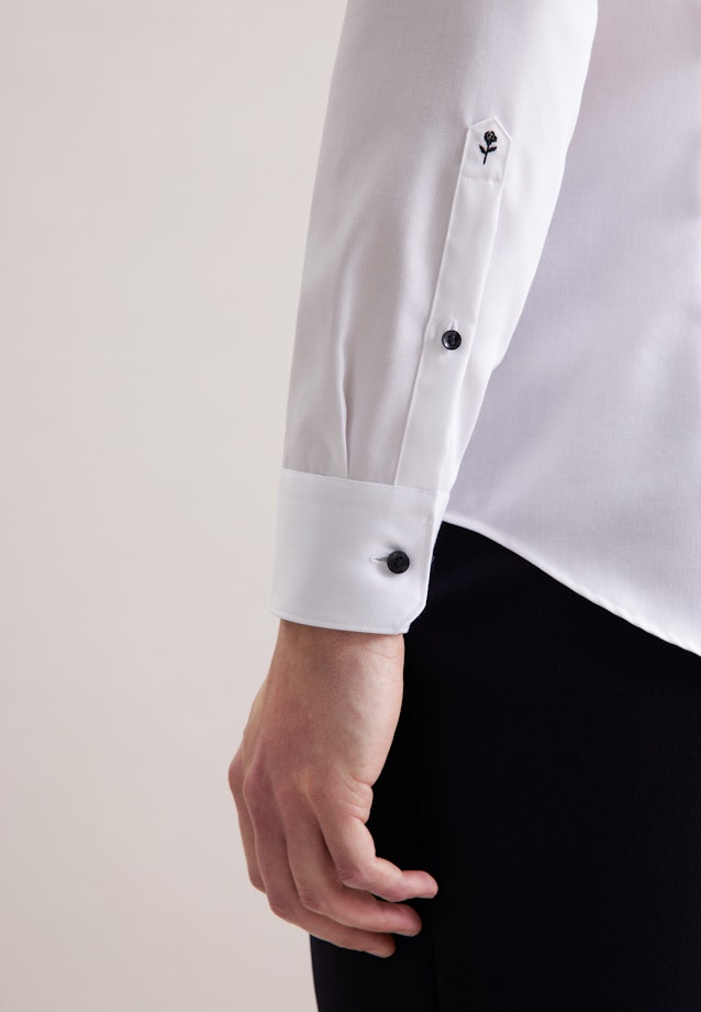 Slim Business Hemd Uni in Weiß |  Seidensticker Onlineshop