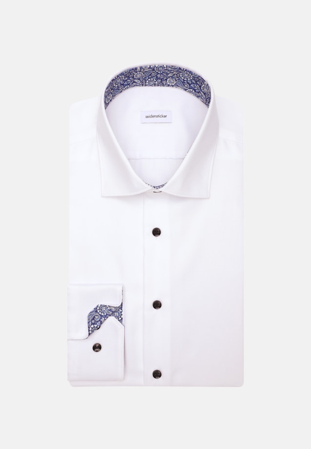 Slim Business Hemd Uni in Weiß |  Seidensticker Onlineshop