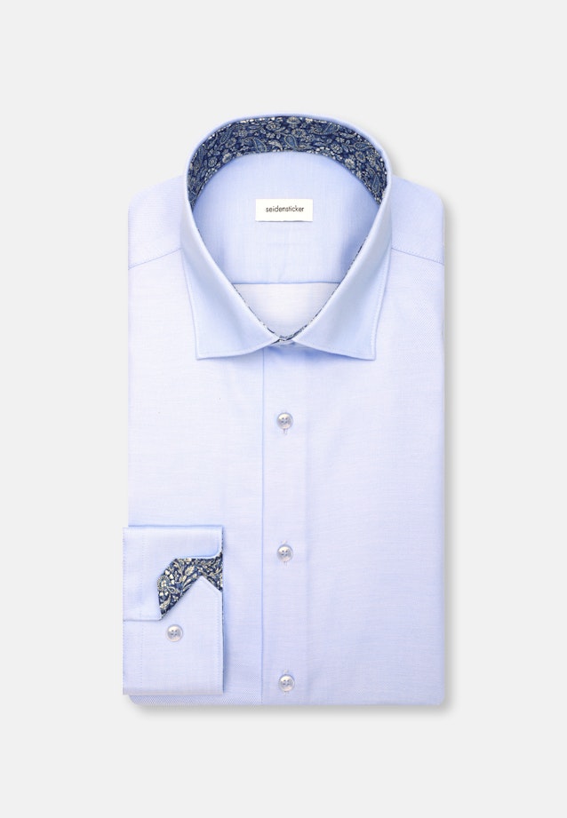 Slim Chemise d'affaires Uni in Bleu Moyen |  Seidensticker Onlineshop