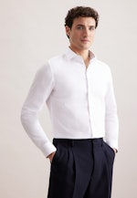 Slim Business Hemd Uni in Weiß |  Seidensticker Onlineshop