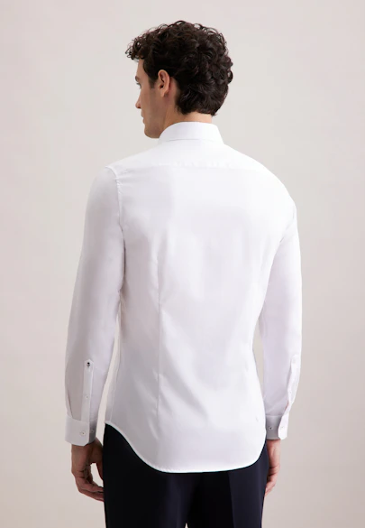 Slim Business shirt Uni in Weiß |  Seidensticker Onlineshop
