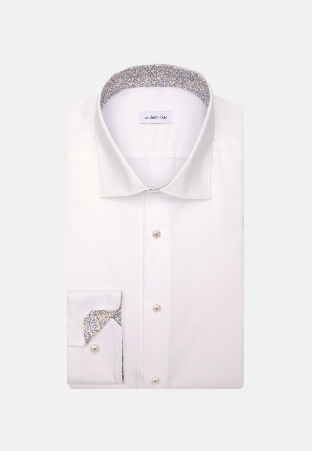 Slim Business Hemd Uni in Weiß |  Seidensticker Onlineshop