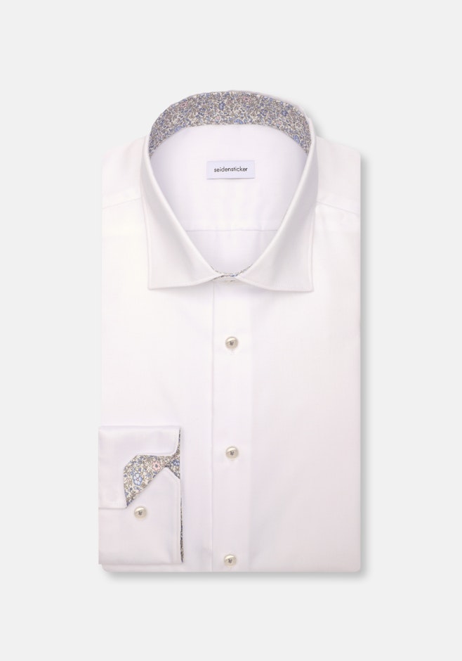 Slim Business shirt Uni in Weiß | Seidensticker online shop