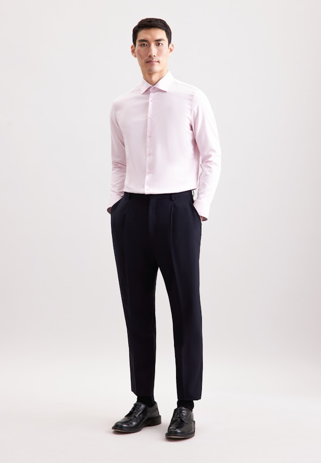 Slim Business Hemd Uni in Rosa |  Seidensticker Onlineshop