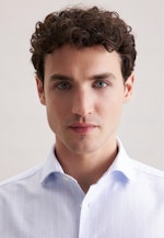 Regular Chemise décontractée Rayures in Bleu Clair |  Seidensticker Onlineshop