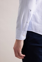 Regular Casual Hemd Gestreift in Hellblau |  Seidensticker Onlineshop