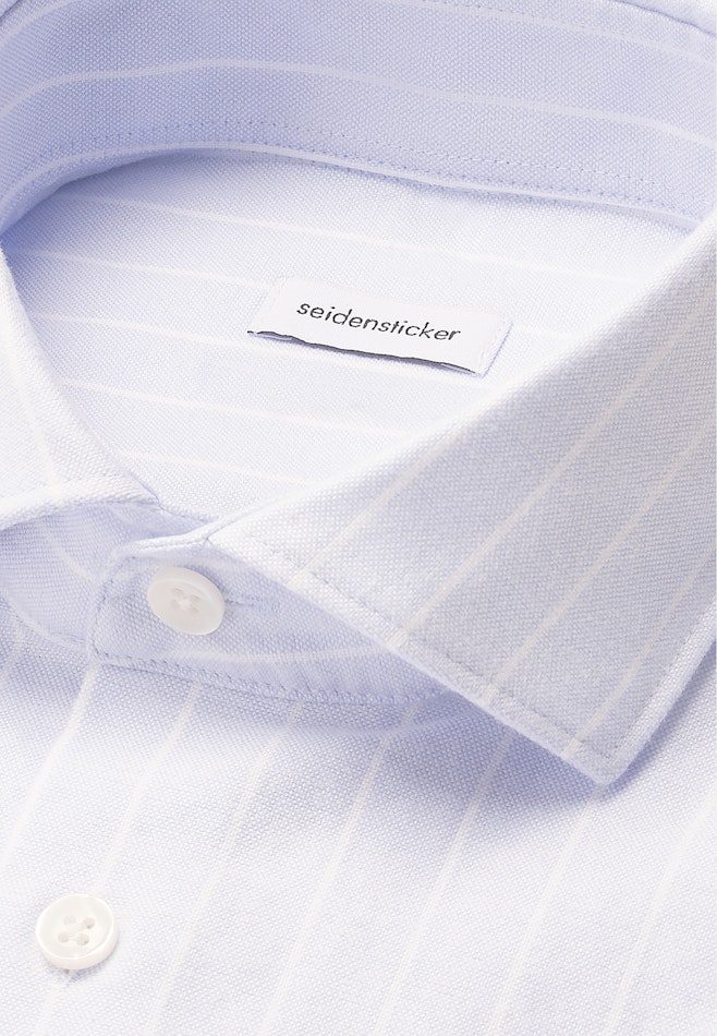 Regular Chemise décontractée Rayures dans Bleu Clair | Boutique en ligne Seidensticker