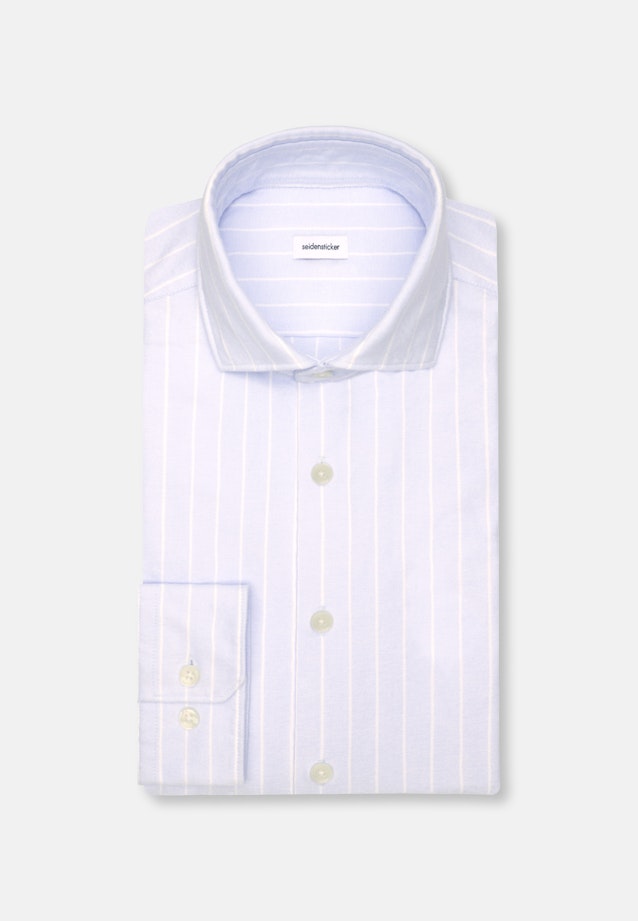 Regular Casual Hemd Gestreift in Hellblau |  Seidensticker Onlineshop