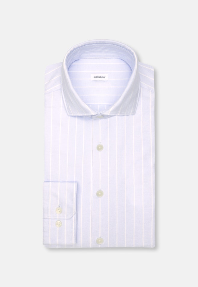 Regular Chemise décontractée Rayures dans Bleu Clair | Boutique en ligne Seidensticker