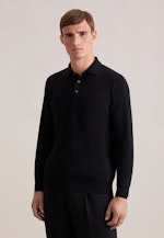 Regular Pullover Uni in Schwarz |  Seidensticker Onlineshop