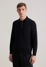 Regular Pullover Uni in Schwarz |  Seidensticker Onlineshop