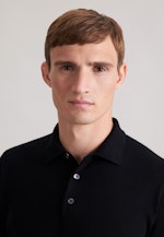 Regular Pullover Uni in Schwarz |  Seidensticker Onlineshop