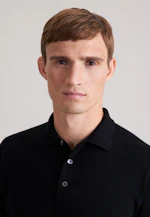 Collar Pullover  , Uni in Schwarz |  Seidensticker Onlineshop