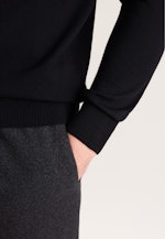 Regular Pullover Uni in Schwarz |  Seidensticker Onlineshop