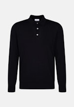 Regular Pullover Uni in Schwarz |  Seidensticker Onlineshop