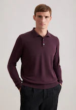 Collar Pullover  , Uni in Rot |  Seidensticker Onlineshop