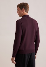 Regular Pullover Uni in Rot |  Seidensticker Onlineshop