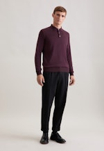 Regular Pullover Uni in Rot |  Seidensticker Onlineshop